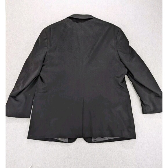 Grant Thomas Jacket Black 100% Cashmere Lord Taylor‎ Blazer Sport Dress Coat 46R - Picture 10 of 11